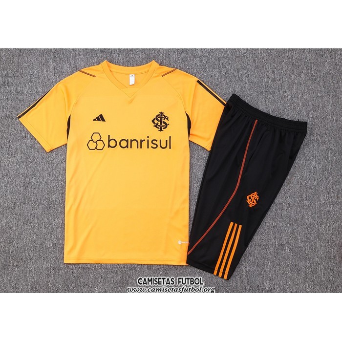 Chandal del SC Internacional Manga Corta 2023/2024 Naranja - Pantalon Corto